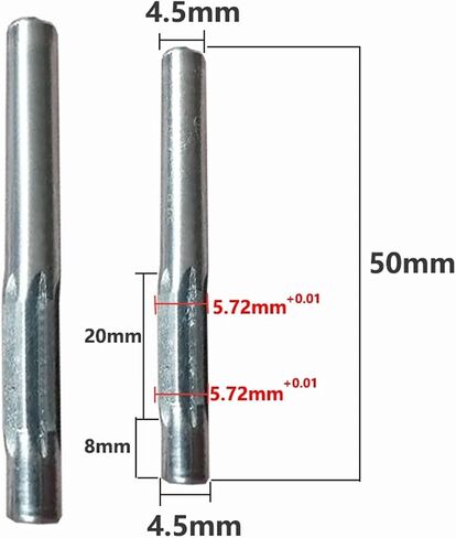 Reamer الموجهة المستخدمة في ثقوب الحفر HRC55 (D5.5x5.7DX50 (5pcs)) in Saudi Arabia