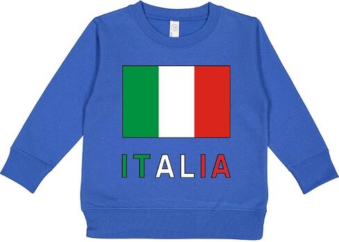 inktastic Italy Flag & Italia - Black Border Toddler Sweatshirt in Kuwait