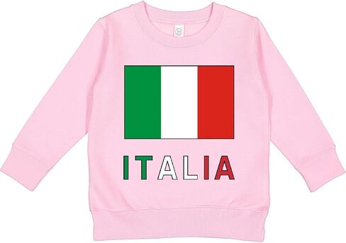 inktastic Italy Flag & Italia - Black Border Toddler Sweatshirt in Kuwait