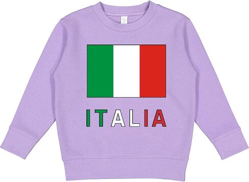 inktastic Italy Flag & Italia - Black Border Toddler Sweatshirt in Kuwait