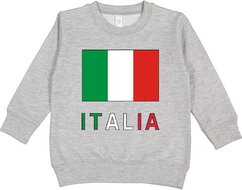 inktastic Italy Flag & Italia - Black Border Toddler Sweatshirt in Kuwait