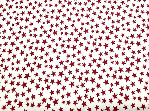 Sheetworld 100 ٪ Cotton Percale Extra Deep Portable Mini Crib Sheet 24 × 38 × 5.5 ، Stars Red ، مصنوعة في الولايات المتحدة الأمريكية in Kuwait
