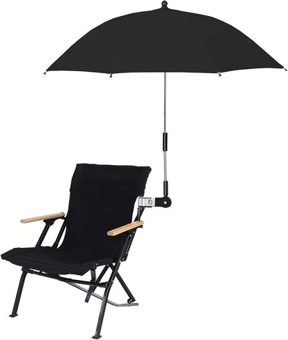 Chair Umbrella with Clamp,360 Degree Stroller Umbrella,Adjustables Beach Chair Umbrella,Portable Clip on Sunshade Umbrella for Trolley,Bike, Wheelchair,Beach Chair,Strollers(Blue) in Saudi Arabia