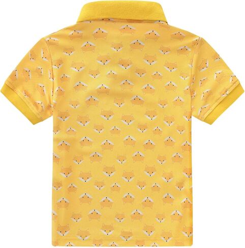 2025 الأطفال العصرية الصيفية البولو قميص الفتيات لطيف ديناصور نشط الجولف Tshirt Toddler Collared زر أسفل بلوزات موحدة موحدة in Kuwait