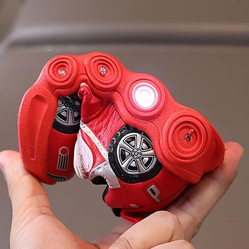 Baby Light Up Shoes Casual Cartoon Car Sneaker Kids Sports Shoes Light Up Shoes for Boys Toddler Girl Tennis Shoes in Saudi Arabia