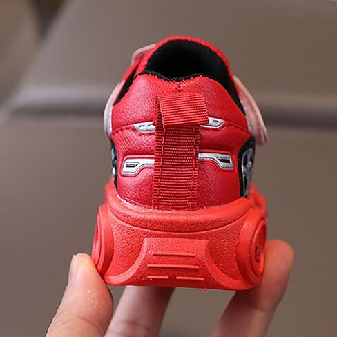 Baby Light Up Shoes Casual Cartoon Car Sneaker Kids Sports Shoes Light Up Shoes for Boys Toddler Girl Tennis Shoes in Saudi Arabia