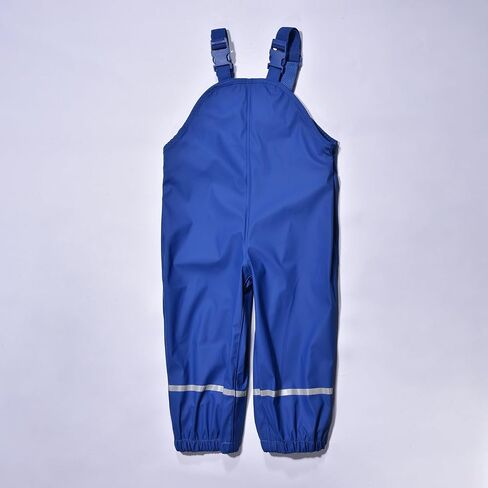 Kids Waterproof Rain Pants Windproof Reflective Bib Pant Lightweight Adjustable Dirty Proof Rain Wear Over Pants 1-14T in Saudi Arabia