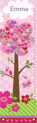 Personalized Growth Chart for Kids, Floral Pink - I See Me! in Saudi Arabia