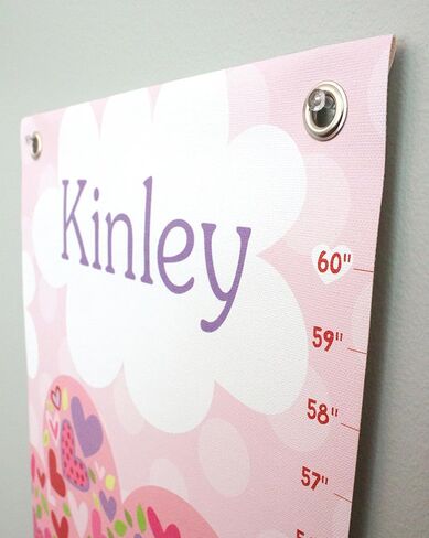 Personalized Growth Chart for Kids, Floral Pink - I See Me! in Saudi Arabia