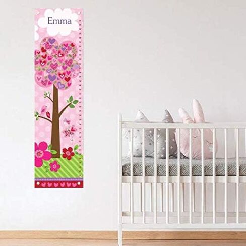 Personalized Growth Chart for Kids, Floral Pink - I See Me! in Saudi Arabia