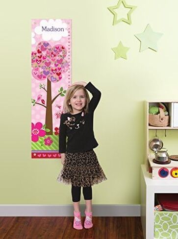 Personalized Growth Chart for Kids, Floral Pink - I See Me! in Saudi Arabia