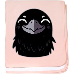 CafePress Cartoon Raven Smiling Baby Blanket, Super Soft Newborn Swaddle