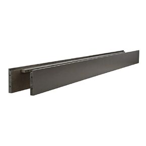 Full-Size Conversion Kit Bed Rails for Baby Appleseed and Eco-Chic Convertible Cribs - Solid Wood Rail - Toddler & Adult Bed Rail for Full-Size Beds - Nursery & Baby Furniture (Slate, Option 1)