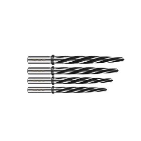 4Pcs Bridge Construction Reamer Drill Bit,3/8In 1/2In 5/8In 3/4In HSS Taper Chucking Reamer for Steel Metal Wood Plastic