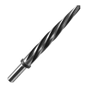 5/8Inch Spiral Flute Reamer with 1/2 Inch Shank, M2 HSS Bridge/Construction Reamer Taper Chucking Reamer Drill Bit
