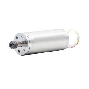 Water Cooled Spindle Motor 75v 300w ER8 0-60000rpm 48 * 130mm Water Cooling