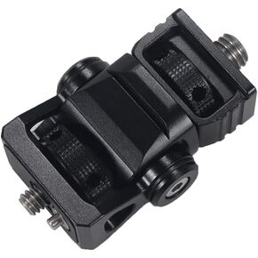 Monitor Mount Adjustable Head 1/4 to 3/8 Monitor Bracket for Hero 13 and Hero All Sports Cameras for Video Microphone Flash Light (1/4 to 1/4,Standard)