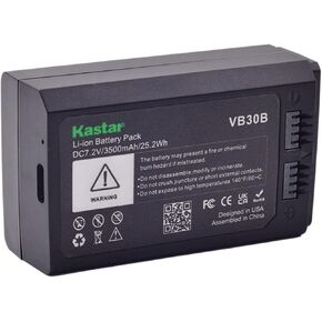 حزمة بطارية KASTAR 1 عبوة استبدال GODOX VB30 VB-30 VB30B VB-30B بطارية ، Godox V1 VB26 VB-26 VB26A VB-26A VB26B VB-26B ، بطارية Godox Round Head Flash V1Pro V1 Pro Head Flash