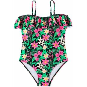 Girls Swimsuit Size Toddler Infant Baby Girl Swimsuit Clothes Bathing Suit Floral Sleeveless Swimsuit Bottoms Girls