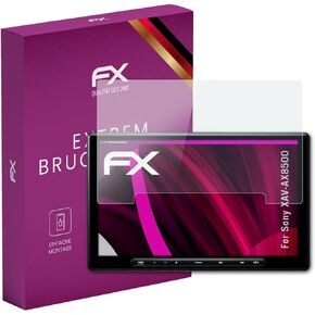 Plastic Glass Protective Film compatible with Sony XAV-AX8500 Glass Protector, 9H Hybrid-Glass FX Screen Protector