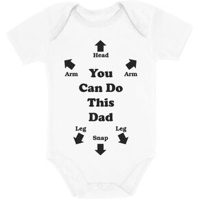 Tstars Daddy Is My Hero Fathers Day Baby Boy Girl Outfit New Dad Gifts I Love Papa Infant Bodysuit