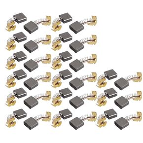 IIVVERR 15 Pairs 16x17x7mm Carbon Brushes Power Tool for Electric Hammer Drill Motor (15 Pares de 16x17x7mm Cepillos de carbón Herramienta eléctrica para motor de taladro de martillo eléctrico