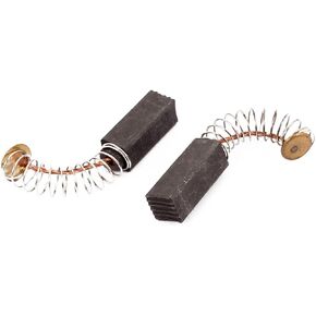 IIVVERR Pair 15x6x6mm Carbon Brushes Power Tool for Electric Hammer Drill Motor (Herramienta eléctrica de par de escobillas de carbón de 15x6x6 mm para motor de taladro de martillo eléctrico