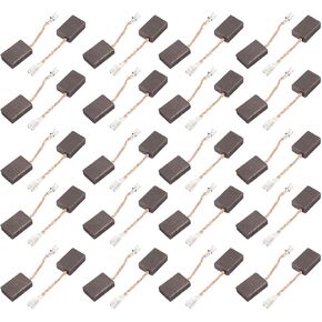 IIVVERR 20 Pairs 44x15x10x5mm Carbon Brushes Power Tool for Electric Hammer No Spring (20 Pares de 44x15x10x5mm Cepillos de carbón Herramienta eléctrica para martillo eléctrico Sin resorte