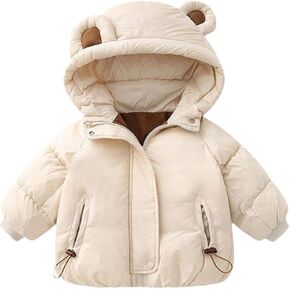 Kids Winter Hooded Coats Toddler Baby Boys Girls Down Jacket Hooded Thickened Warm Winter Snowsuit Outerwear