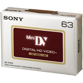 Video, Dvc Mini Digital , 63 Minute, Hdsingle