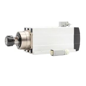 Air Cooled Spindle 6.0KW ER32 380v 4pcs Ceramic Ball Bearings