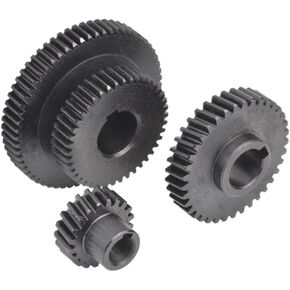 Shafting Steel Gear Compatible with WMD16V WMD20V WMD25VL JYP250V JYP250VF JYP290VF JYP300VF Versatile Milling Machine Tool(209 Steel)