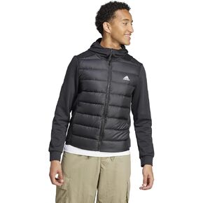 adidas Men's Essentials Hybrid Down Hooded Jacket