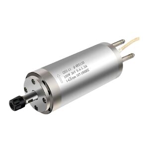 Engraving GDZ-11 100W Spindle Motor 0.1kw 60000rpm Circuit Board Perforated Water-Cooled Self-Cooling Spindle 48mm For CNC Router Accessories(Self-cooling)