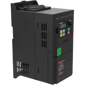 Variable Frequency Drive, 4KW 4KW Motor Vector Frequency Inverter with RS485 Brake Unit, Vector Frequency Converter for Small Motors