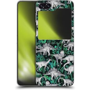 Head Case Designs Officially Licensed Micklyn Le Feuvre Orange Daisies Patterns 6 Hard Back Case Compatible with Samsung Galaxy Z Flip5