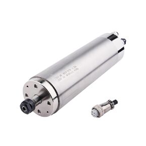 Engraving GDZ-26 1.2kw 62MM Water-Cooled Spindle Motor 40000rpm Woodworking Advertising Milling Spindle For CNC Router Engraving Accessories(1.2kw 24000rpm 220V)