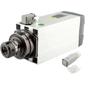 Engraving Spindle Motor 6.0kw ER32 Square Air Cooled Ceramic Ball Bearing 380V Milling Spindle For CNC Router Engraving Accessories