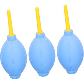 Housoutil 3Pcs Camera Air Blower Kit Ergonomic Dust for Sensitive Electronics Prevents Backflow Quick Air Release for Lens PC Cleaning Portable and Convenient Use