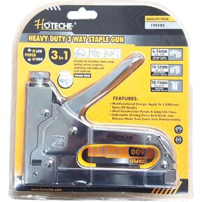 Hoteche Heavy Duty 3 في 1 يدوي مسدس مسدس كروم مع 600 المواد الغذائية 170102