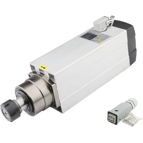 نقش 9.0KW طحن المغزل مربع مربع 18000 دورة في الدقيقة ER32 تشاك الهواء المبرد هواء لمجتمع CNC Engraving Milling Accessories