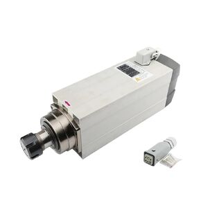 نقش GDF60-18Z-7.5KW المغزل المبرد بالهواء 220V/380V ER32 CNC محرك المغزل CNC دون تثبيت شفة لإكسسوارات نقش الجهاز (7.5KW ER32 380V)