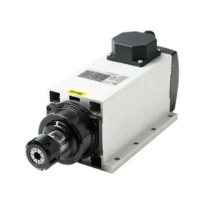 Engraving 2.2KW/3.5KW/4.5KW/6.5KW Motor 220V/380V Flange Square Air-Cooled Spindle Motor 300Hz 18000rpm CNC Router Engraving Accessories(6KW 220V flange)