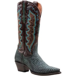 Dan Post Women's Rustic Exotic Lizard Western Boot Snip Toe - Dp80066