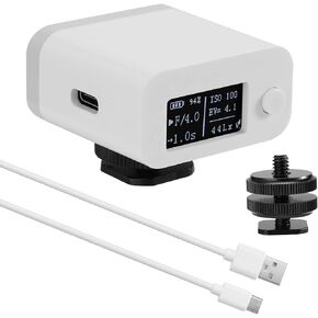 M08 Light Meter Camera Phoeter Photography Set-top Reflection Light Meter Hot/Cold Shoe Fixing Camera Light Meter