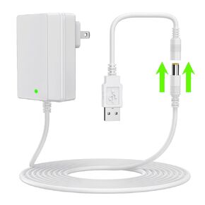 Baby Swing Power Cord USB,Baby Swing Charger USB,Compatible with Ingenuity Swing for InLighten,InLighten Soothing,Anyway Sway,ConvertMe,Swing n Go Deluxe,SimpleComfort (5V-USB-3M)