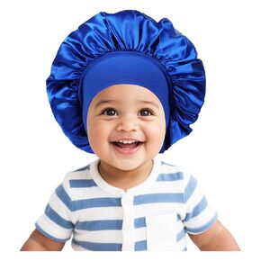 Satin Baby Bonnet for Sleeping Silk Sleep Cap Bonnets for Baby Girls and Boys Infant Rose Gold
