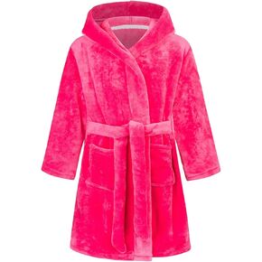 Toddler Kids Hooded Plush Bath𝐫obe Warm Flannel Fleece Towel 𝐑obe Boys Girls 𝐂artoon Soft 𝐒leepwear 2t Pool Cover up