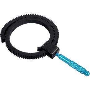 Adjustable Rubber Follow Focus Gear Ring Belt Aluminum Alloy Grip Design Fir for Camera