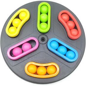حبات لعبة سطح المكتب التعليمية ل Boy Girl Fun Puzzle حبات لتحقيق التوازن وتطوير الصبر تصميم ألوان عشوائية للاستخدام في المنزل والمدرسة